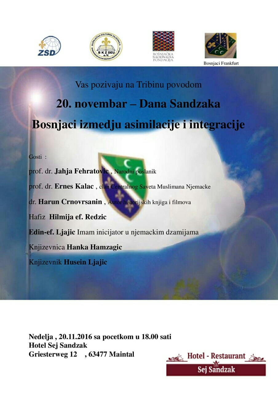 Povodom dana Dana Sandžaka tribina “Bošnjaci između asimilacije i integracije”